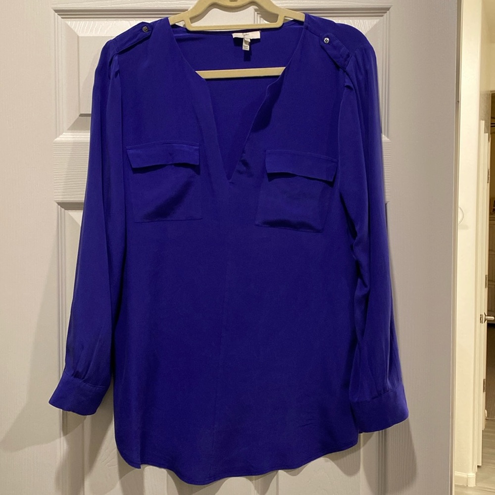 Joie silk long sleeve blouse.